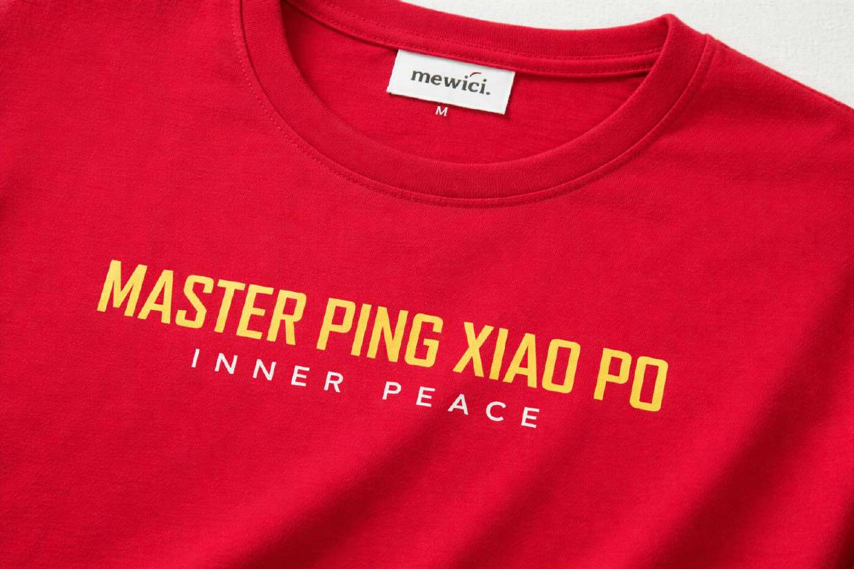 Master Ping Xiao Po Graphic Oversized T-Shirt