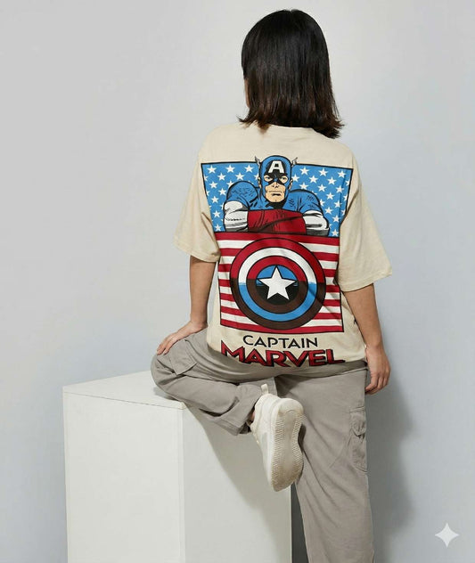 Captain Heritage Graphic Oversized T-Shirt