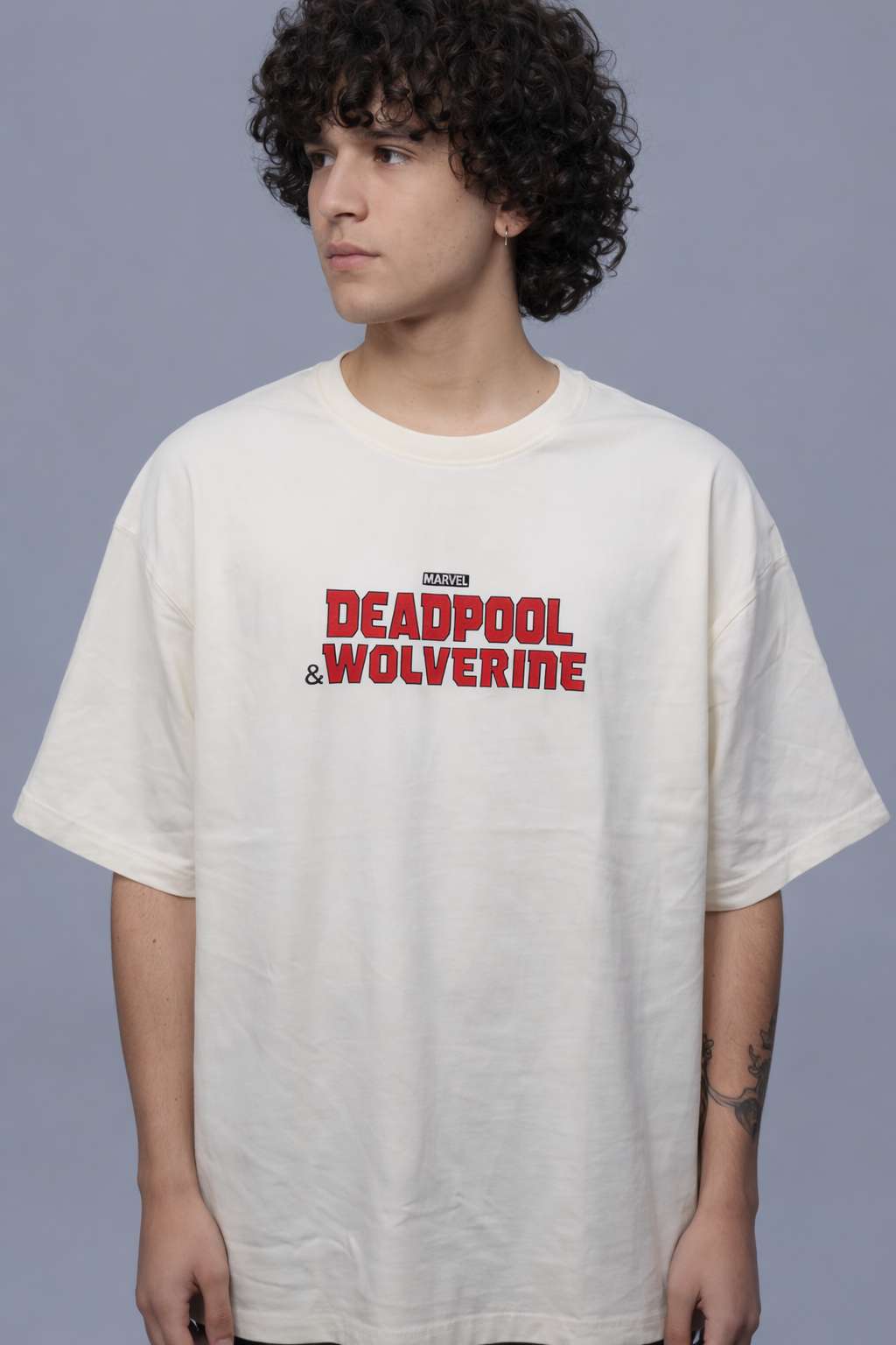 Deadpool & Wolverine Comic Collage Oversized T-Shirt