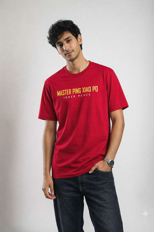 Master Ping Xiao Po Graphic Oversized T-Shirt