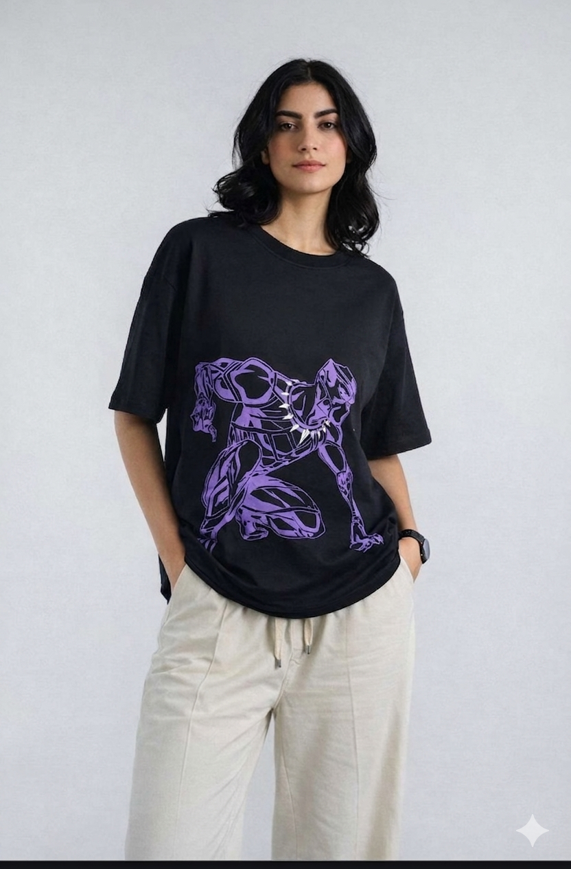Silent Panther Oversized T-Shirt