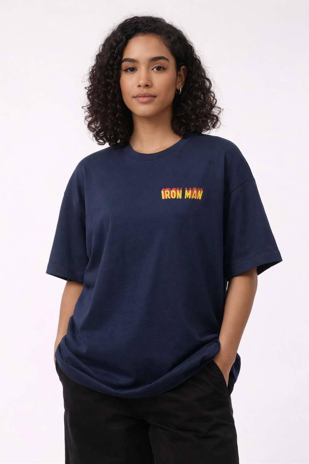 The Invincible Iron Man Graphic Oversized T-Shirt