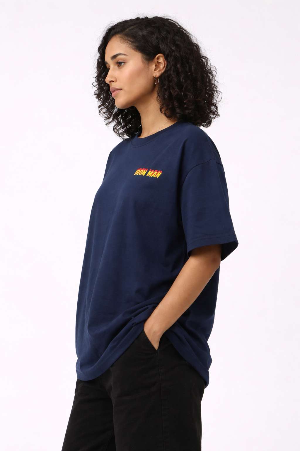 The Invincible Iron Man Graphic Oversized T-Shirt