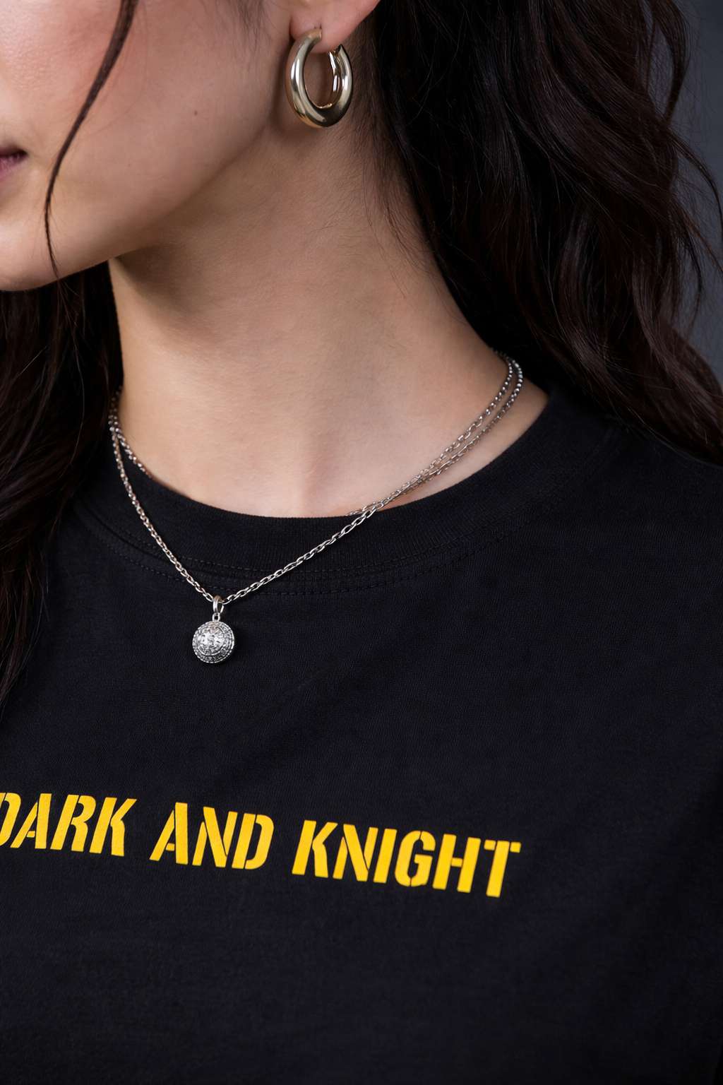 Dark And Knight Graphic Oversized T-Shirt