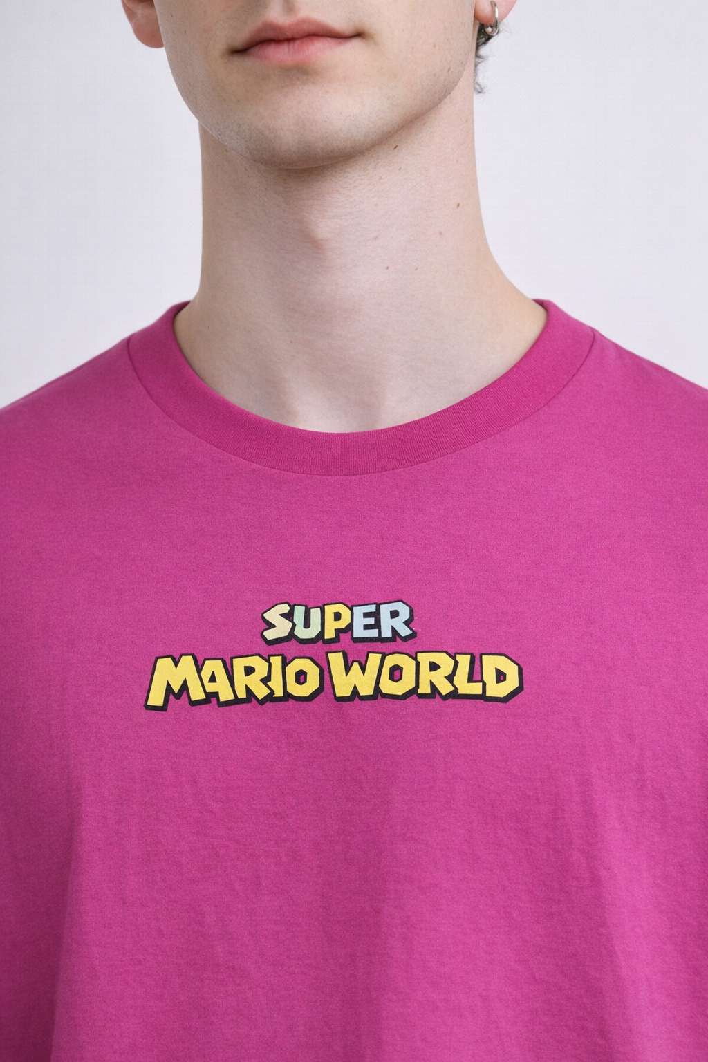 Super Mario World Retro Graphic Oversized T-Shirt