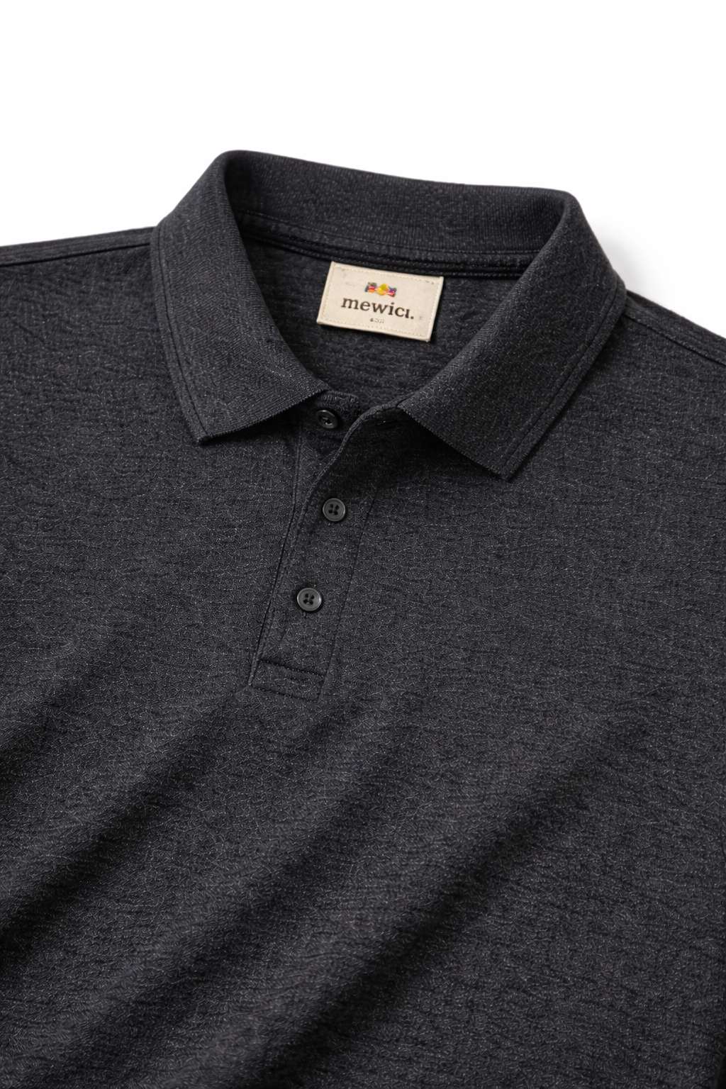 Charcoal Grey Premium Knit Polo T-Shirt
