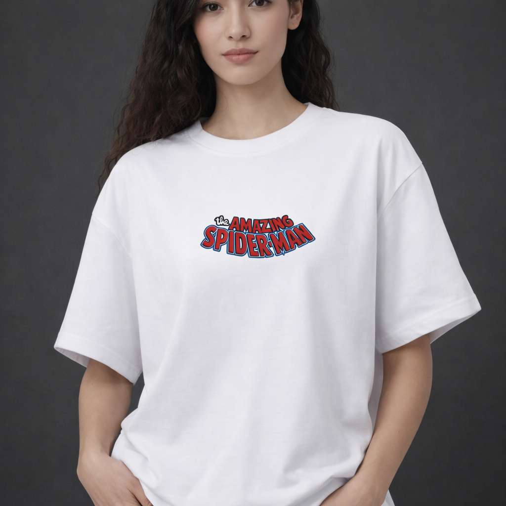 The Amazing Spider-Man Vintage Graphic Oversized T-Shirt