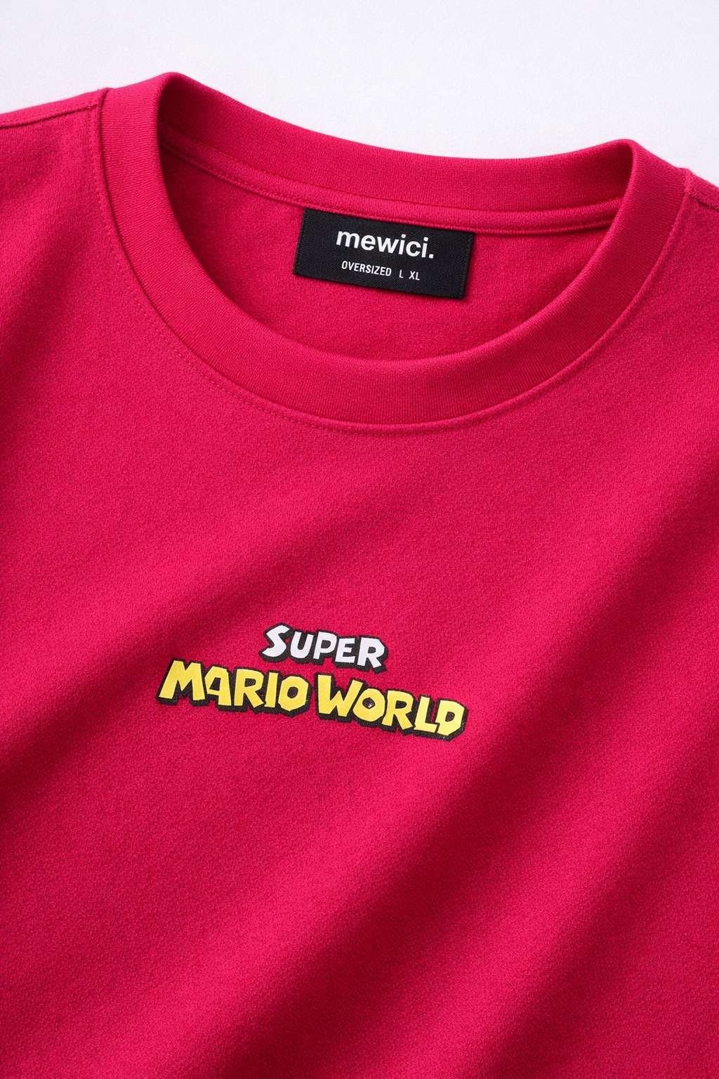 Super Mario World Retro Graphic Oversized T-Shirt