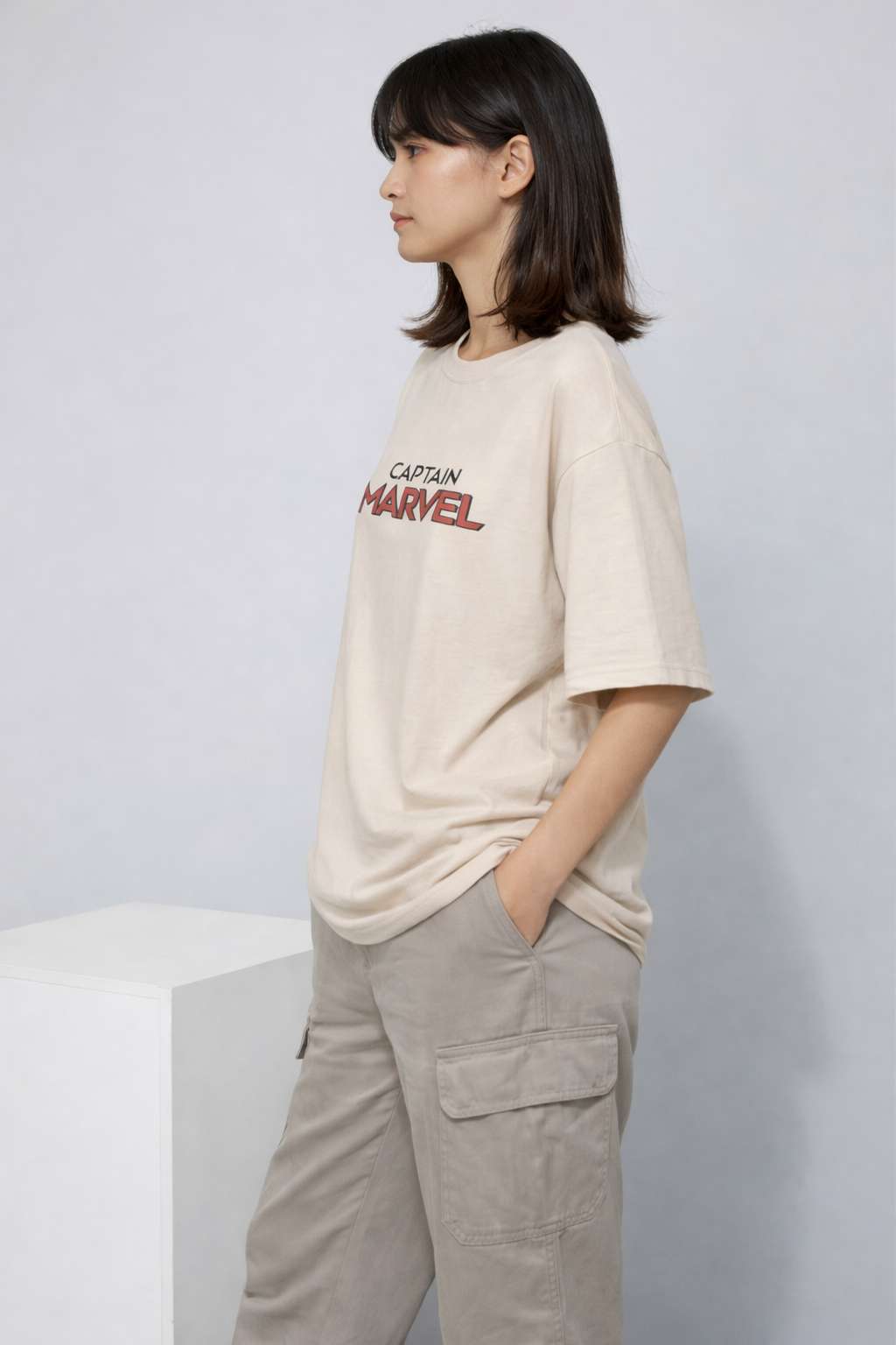 Captain Heritage Graphic Oversized T-Shirt