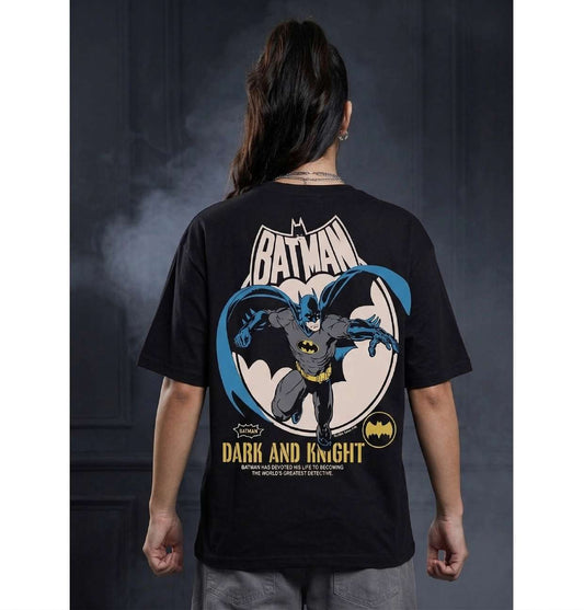 Dark And Knight Graphic Oversized T-Shirt