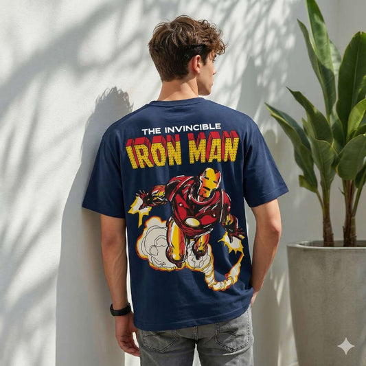 The Invincible Iron Man Graphic Oversized T-Shirt