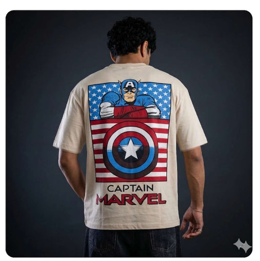 Captain Heritage Graphic Oversized T-Shirt