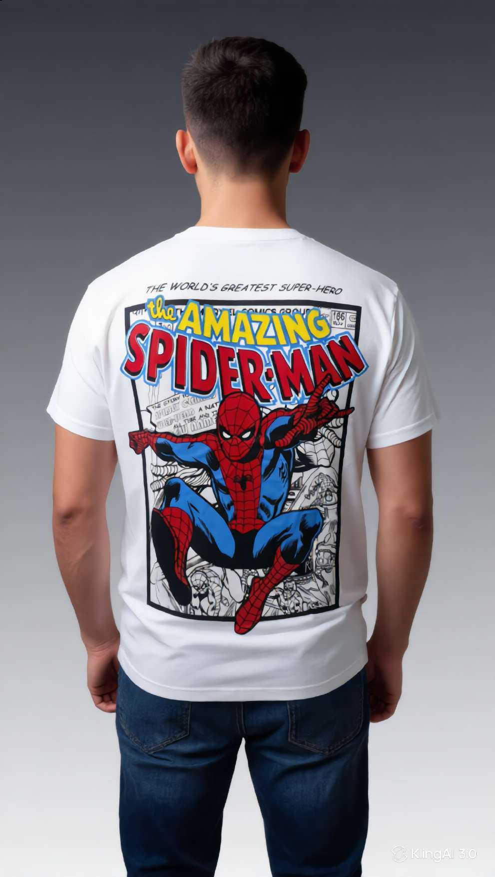 The Amazing Spider-Man Vintage Graphic Oversized T-Shirt