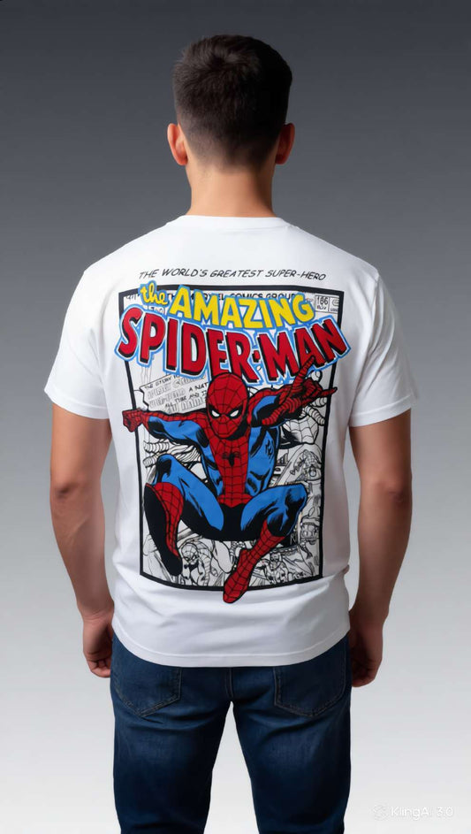 The Amazing Spider-Man Vintage Graphic Oversized T-Shirt