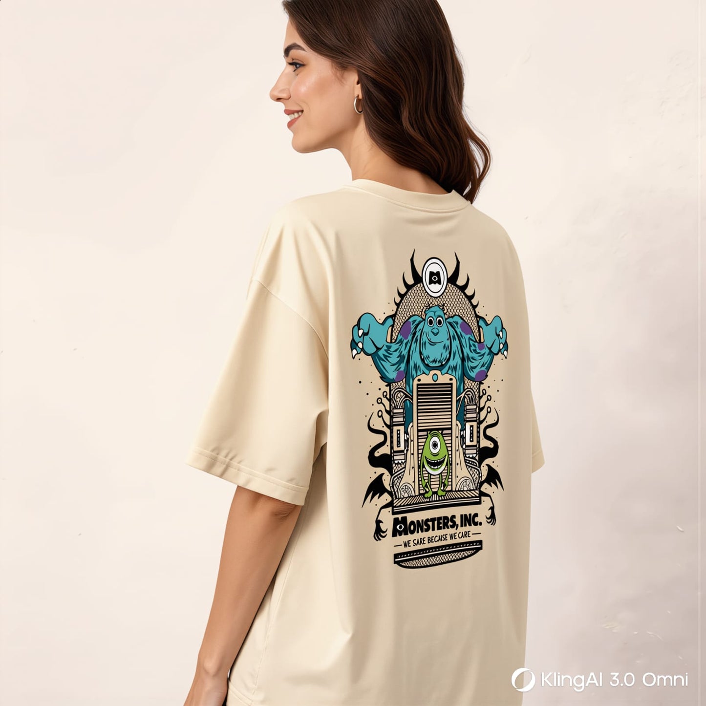 Monsters Inc. — Oversized Graphic Tee