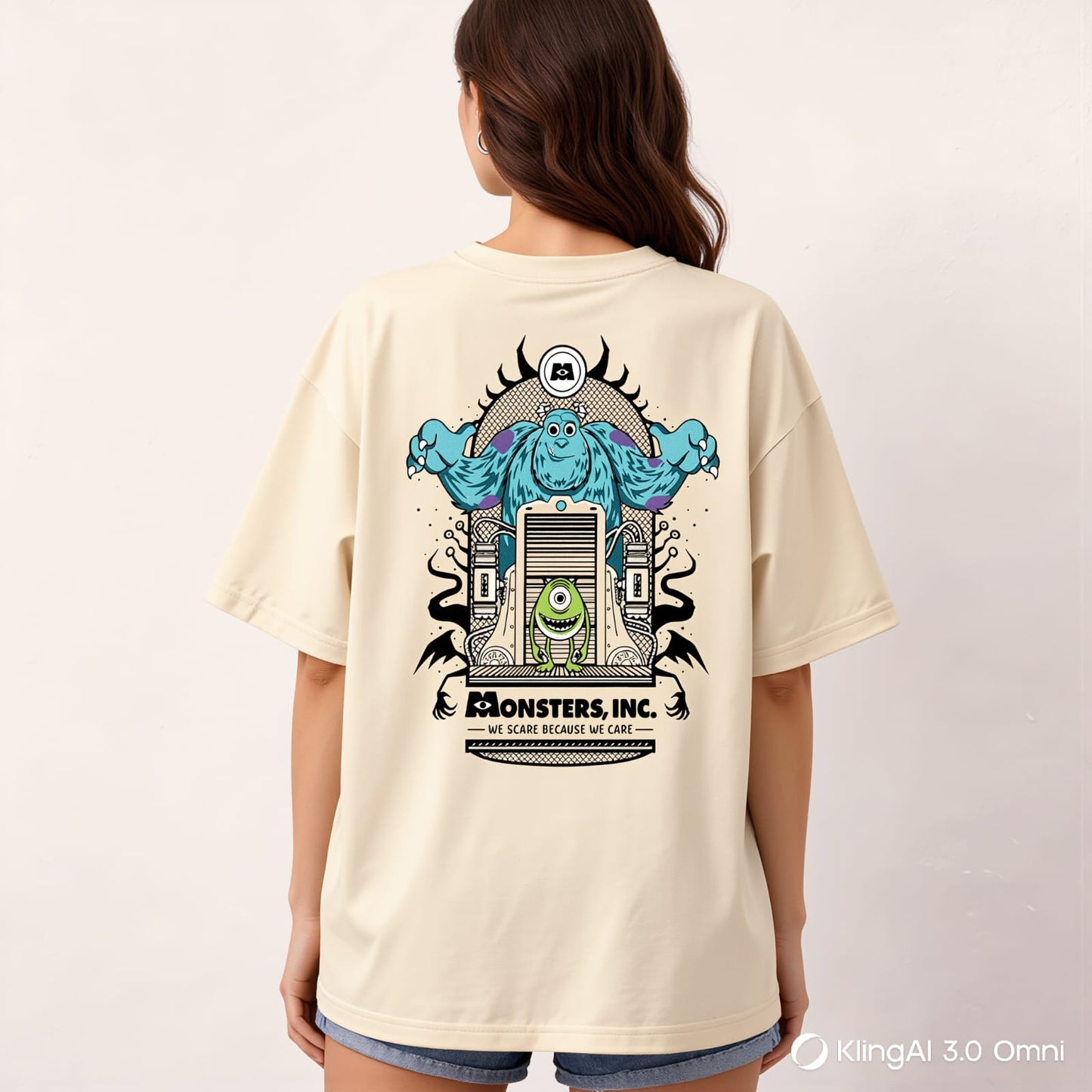 Monsters Inc. — Oversized Graphic Tee
