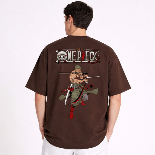 Zoro x One Piece — Oversized Anime Tee