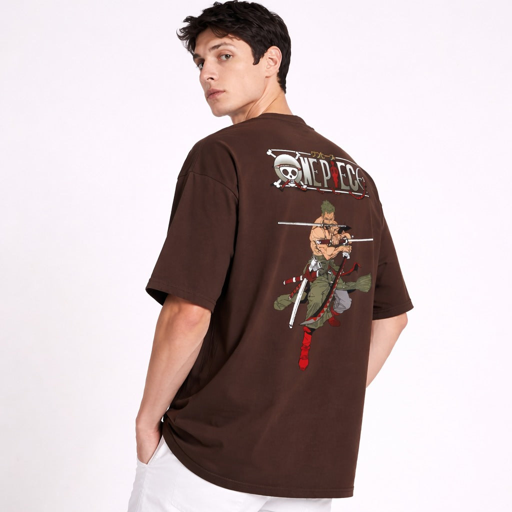 Zoro x One Piece — Oversized Anime Tee