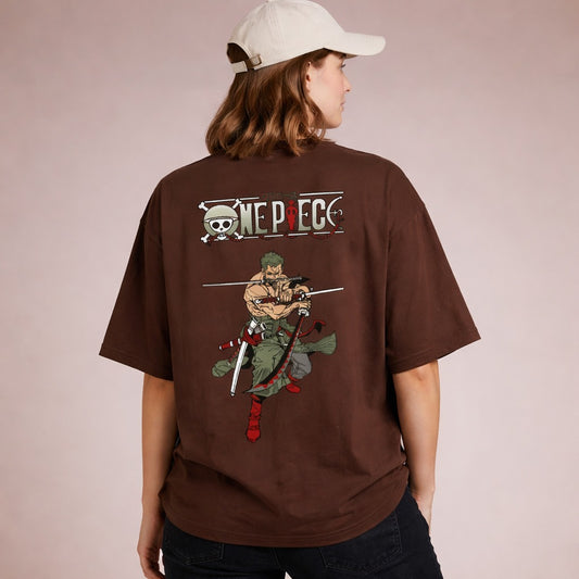 Zoro x One Piece — Oversized Anime Tee