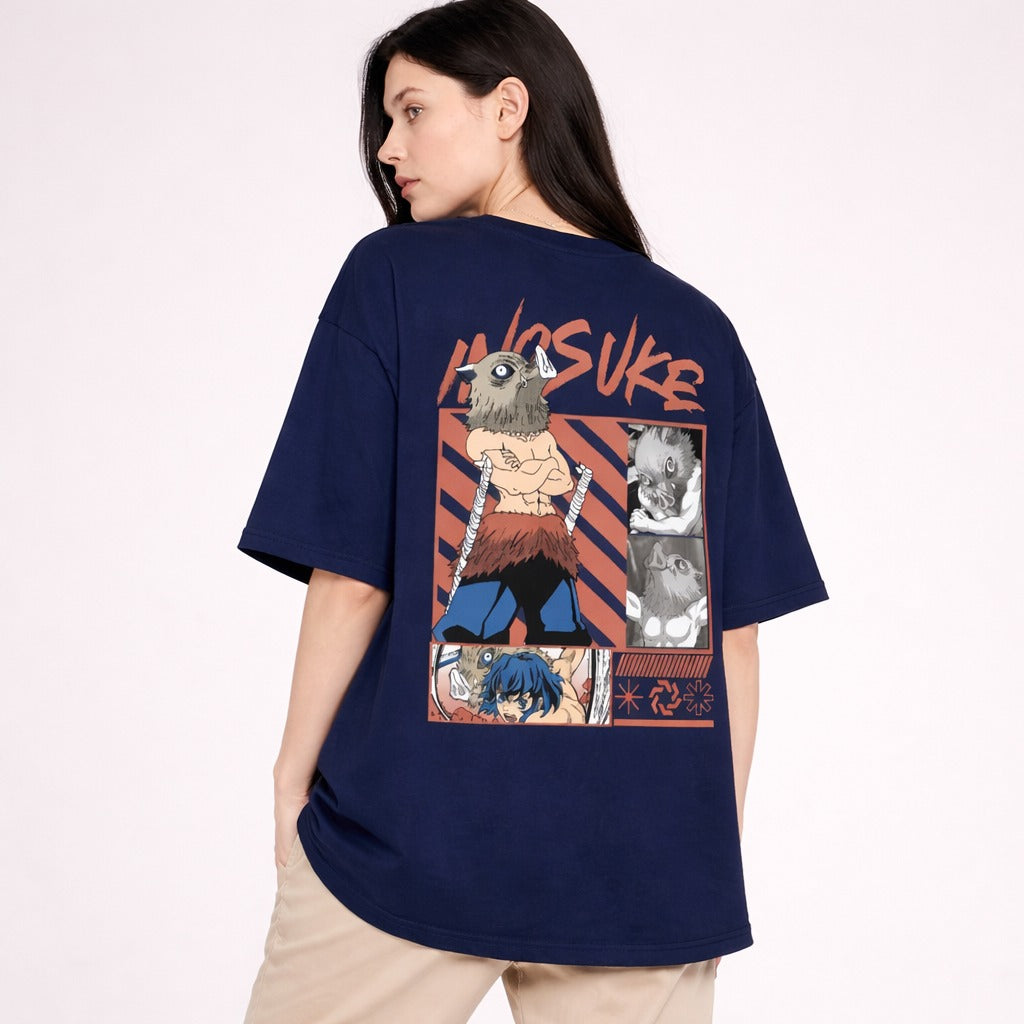 Inosuke | Oversized Anime Graphic Tee