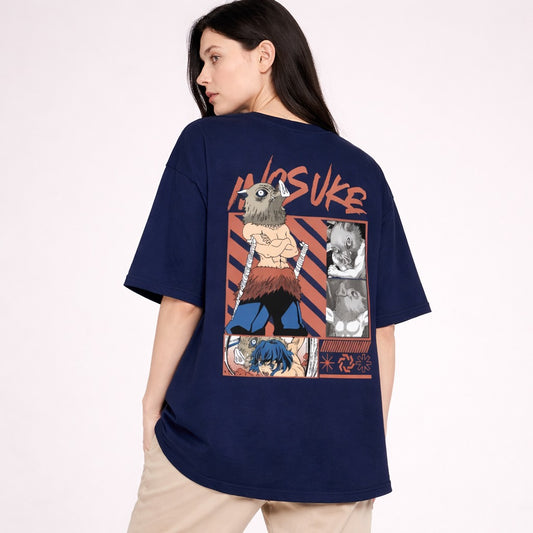 Inosuke | Oversized Anime Graphic Tee