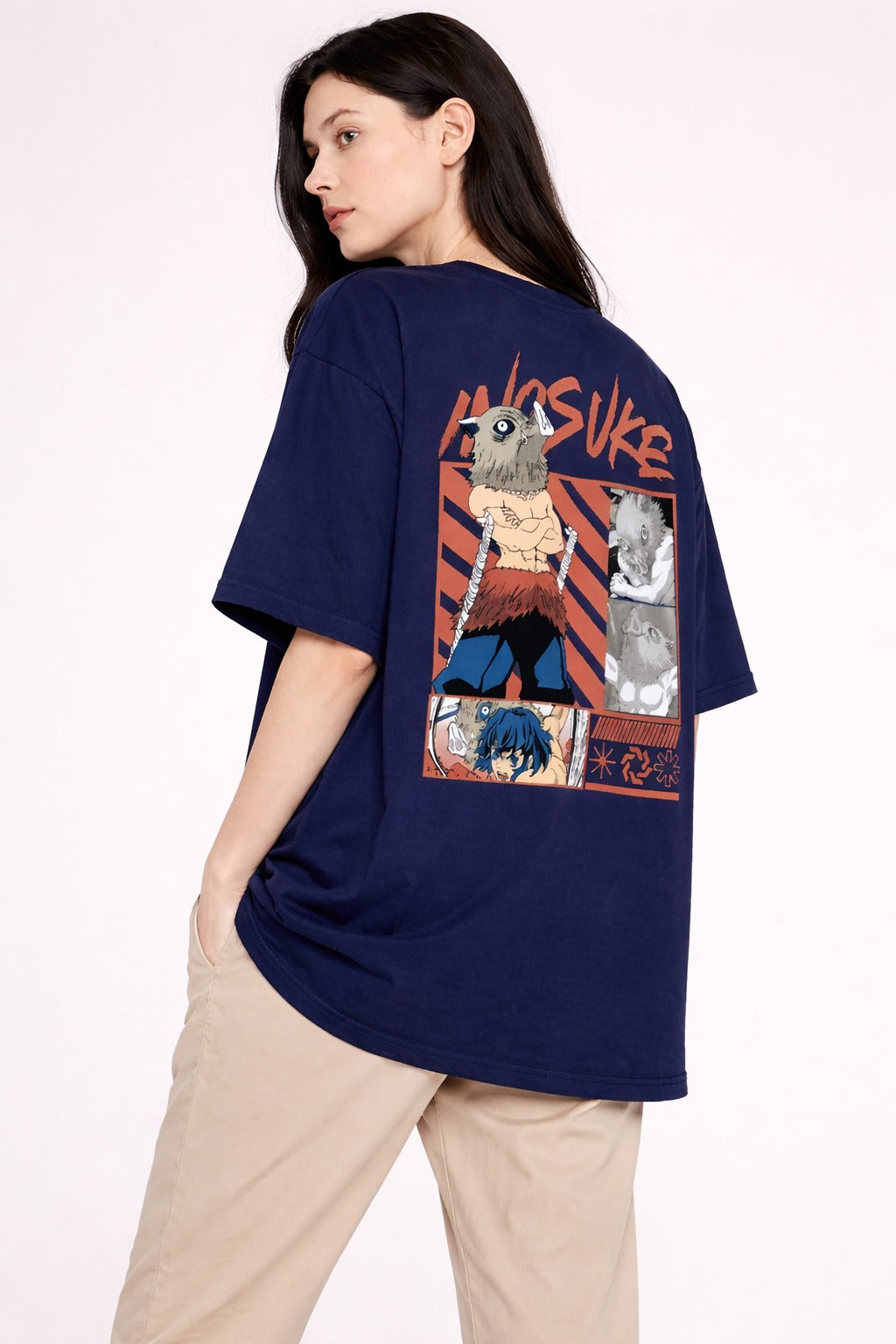 Inosuke | Oversized Anime Graphic Tee